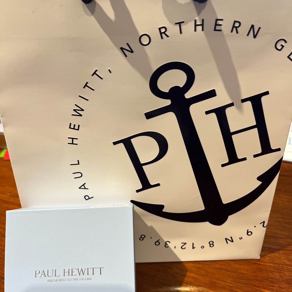 Paul Hewitt Waves Marine Silver earrings BNWT